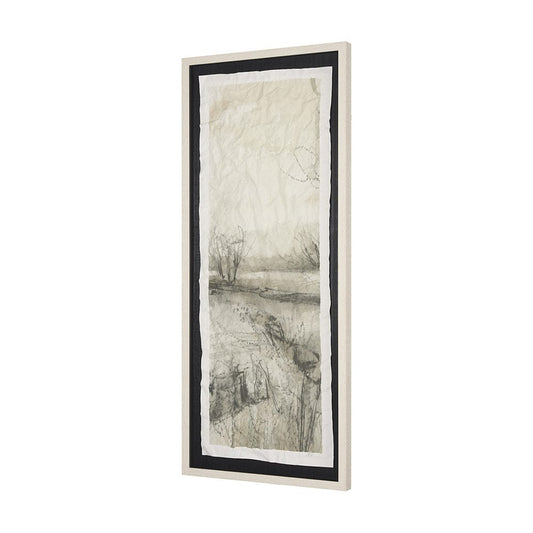 Mercana - Beyond the Rain I by Mercana Studio a Hand Embellished Framed Art Print Matted under Glass - 15499 view 2