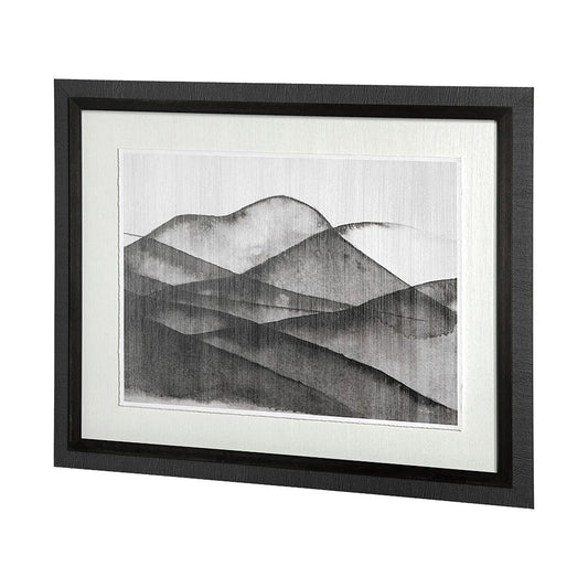 Mercana - Beyond the Rainy Hills II by Mercana Studio Hand Embellished Framed Art Print Matted under Glass - 13051 view 2