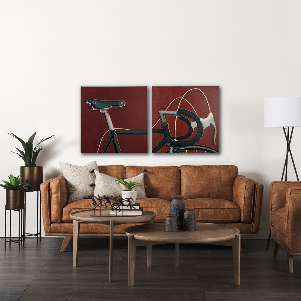 Mercana - Bike Handle Orange by Alarm a Hand Embellished Textured Canvas - 102022-S view 8