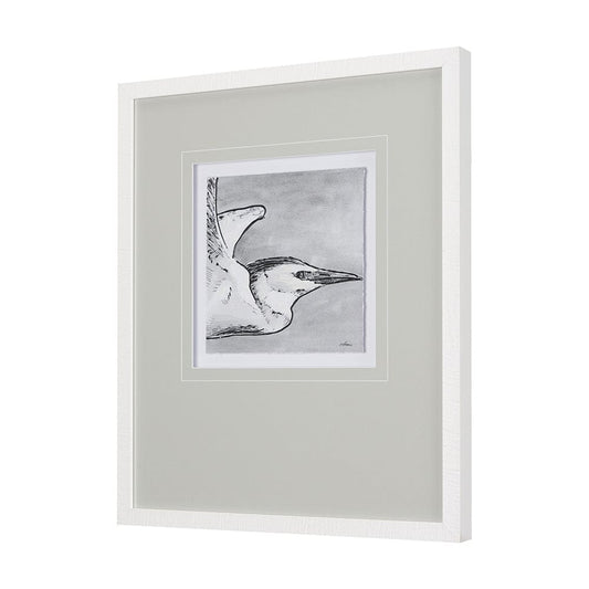 Mercana - Bird Portrait Sketch III by Mercana Studio Hand Embellished Framed Art Print Matted under Glass - 14847 view 2