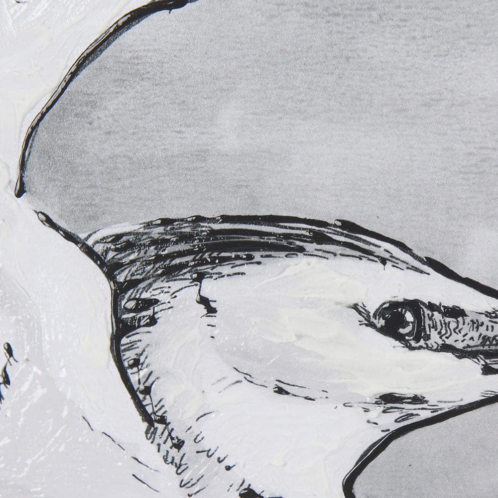 Mercana - Bird Portrait Sketch III by Mercana Studio Hand Embellished Framed Art Print Matted under Glass - 14847 view 7