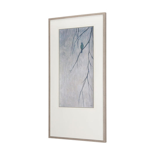 Mercana - Bird Song I by Mercana Studio a Hand Embellished Textured Framed Art Print Matted under Glass - 14867 view 2