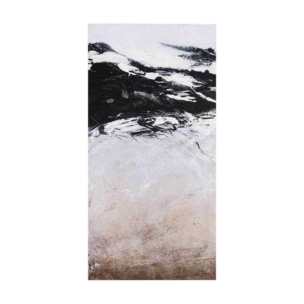 Mercana - Black Strokes I by Mercana Studio a Hand Embellished Textured Canvas - 102485-S view 1