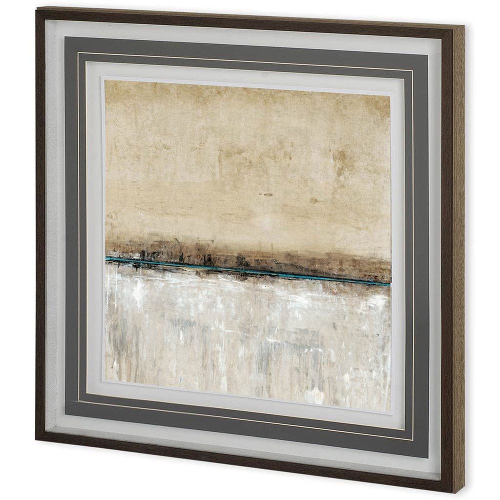 Mercana - Blue Line II by Tim OToole a Framed Art Print Matted under Glass - 11038 view 1
