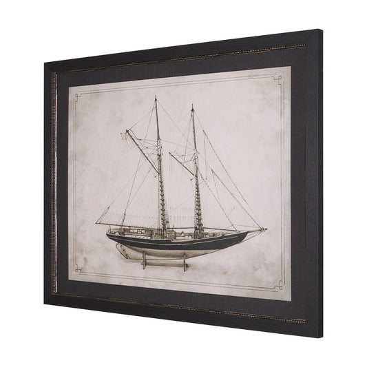 Mercana - Bluenose II by Mercana Studio a Hand Embellished Framed Art Print - 15755 view 2