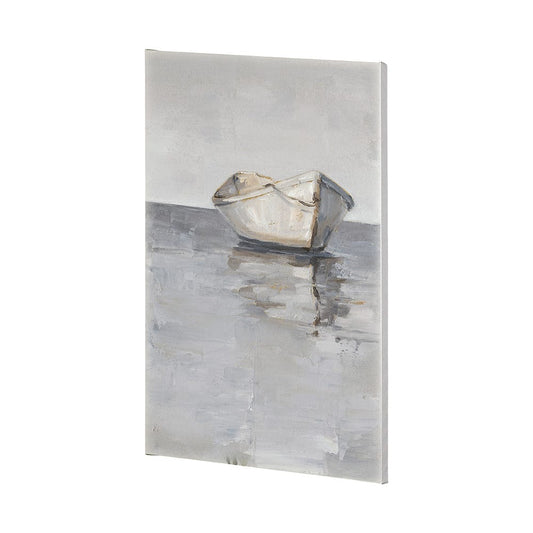 Mercana - Boat on the Horizon I by Ethan Harper a Hand Embellished Textured Canvas - 101845-L view 2
