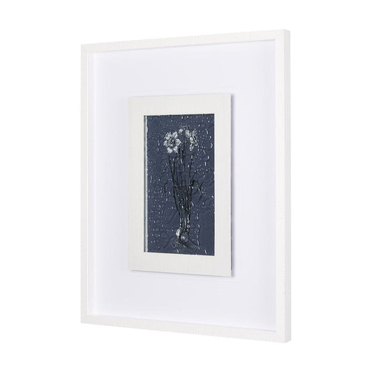 Mercana - Botanical sketches II Blue by Mercana Studio Hand Embellished Framed Art Print Matted under Glass - 14570 view 2
