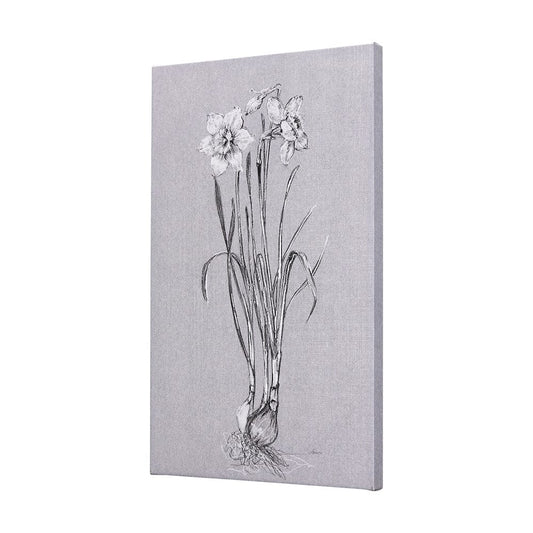 Mercana - Botanical sketches II Grey by Mercana Studio a Hand Embellished Textured Canvas - 102372-S view 2