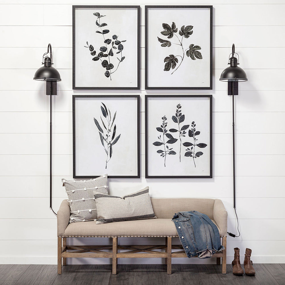Mercana - Botanical Study II by Julia Purinton a Hand Embellished Textured Framed Art Print Matted under Glass - 13068 view 5