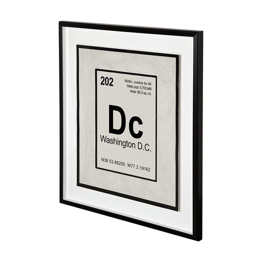 Mercana - Breaking Washington DC B by THE Studio Hand Embellished Textured Framed Art Print Matted under Glass - 12249 view 2