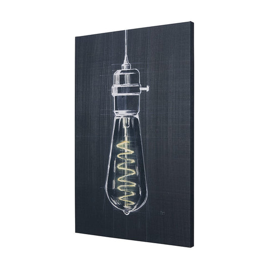 Mercana - Bright Idea I by Mercana Studio a Hand Embellished Textured Canvas - 102187-L view 2
