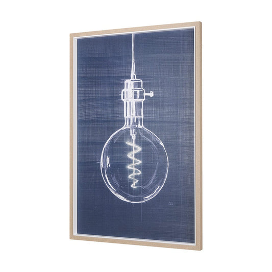Mercana - Bright Idea II by Mercana Studio a Hand Embellished Textured Framed Art Print - 14251 view 2