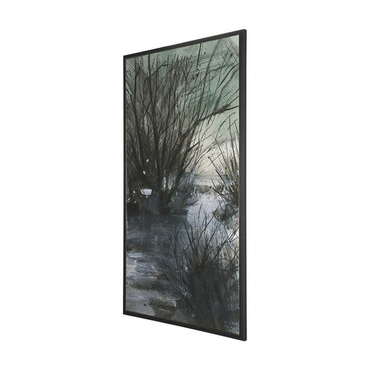Mercana - Brook and Willows I by Mercana Studio a Hand Embellished Framed Art Print on Canvas - 102697-FL view 2
