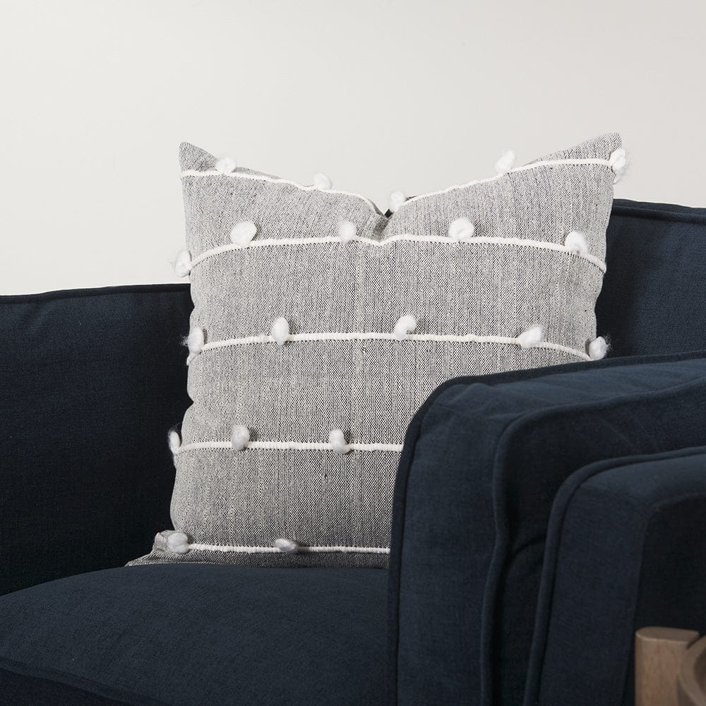 Mercana - Brooks 41.7L x 34.8W x 33.5H Navy Blue Fabric Chair W/ Medium Brown Wooden Legs - 69618_CLOSEOUT view 13
