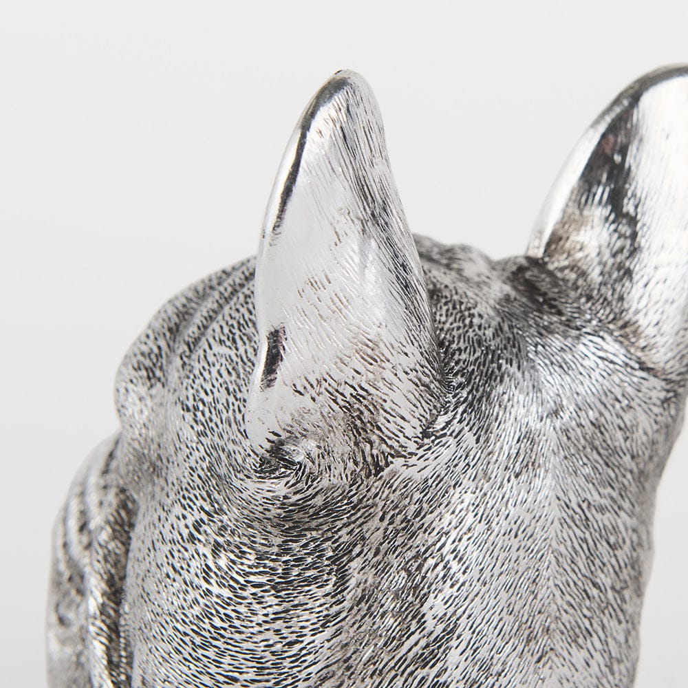 Mercana - Bruno 5L x 5W Silver American Bulldog Bookends (Set of 2) - 68925 view 10