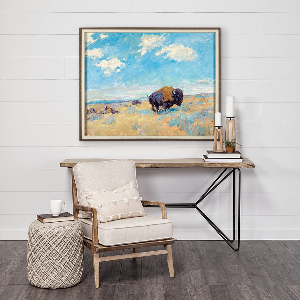Mercana - Buffalo by Mercana Studio a Hand Embellished Textured Framed Art Photograph - 14938 view 8