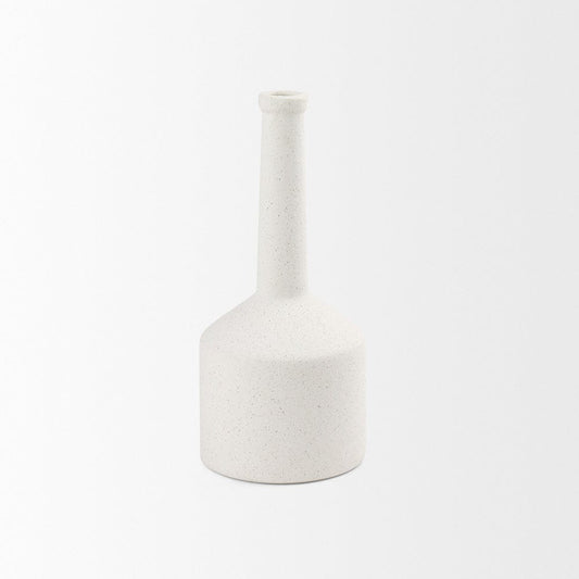 Mercana - Burton 14.2H Medium White Ceramic Jug Vase - 69983 view 2