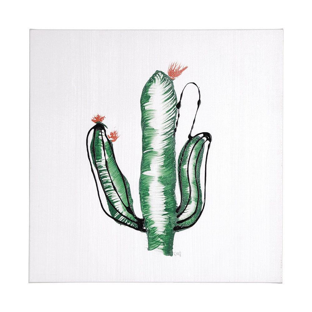 Mercana - Cactus IV by WRG a Hand Embellished Textured Canvas - 101484-L view 1
