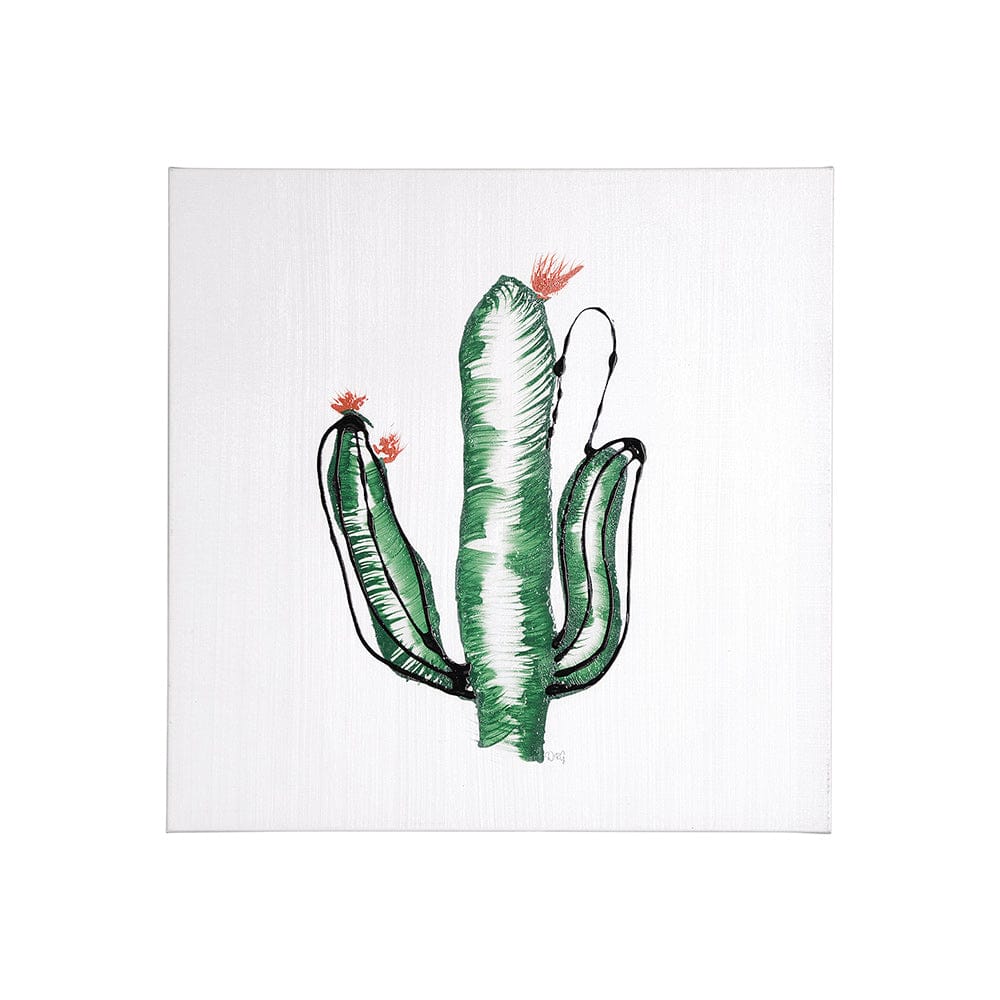 Mercana - Cactus IV by WRG a Hand Embellished Textured Canvas - 101484-S view 1