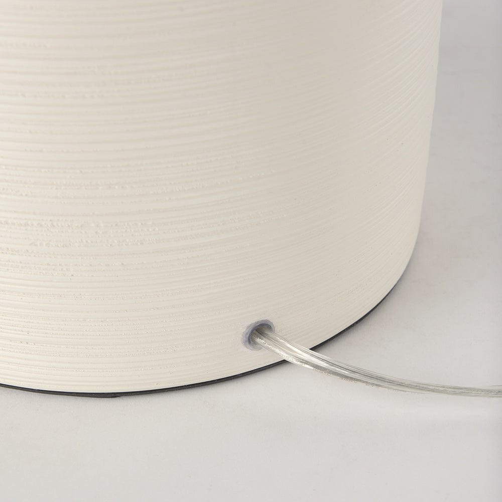 Mercana - Cato 20.0L x 20.0W x 33.5H Cream Base W/White Shade Table Lamp - 69791_CLOSEOUT view 9