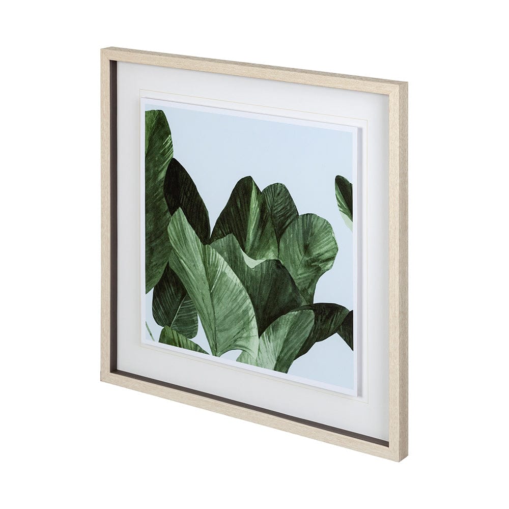 Mercana - Celadon Palms I by Emma Scarvey a Framed Art Print Matted under Glass - 12279 view 1