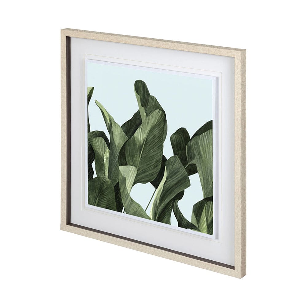 Mercana - Celadon Palms II by Emma Scarvey a Framed Art Print Matted under Glass - 12280 view 1