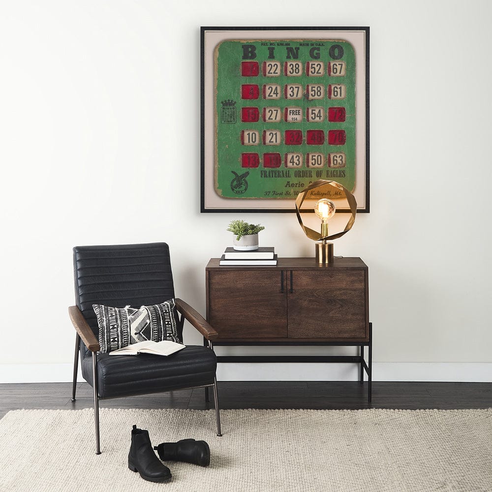 Mercana - Chasing Numbers I Bingo Card by Mercana Studio a Hand Embellished Textured Framed Canvas - 102661-FL view 8