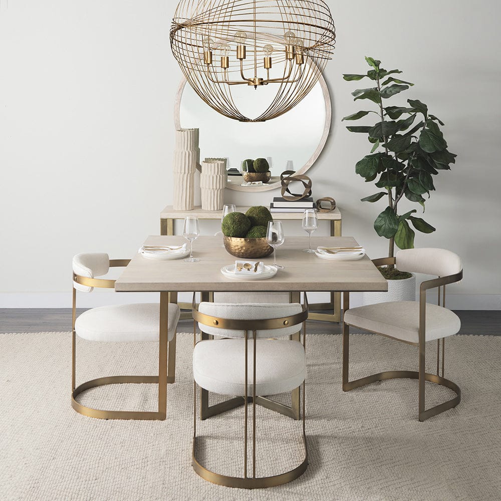 Mercana - Chiron II 36L x 36W x 38H Gold Metal Globe Six Bulb Chandelier - 68430 view 6