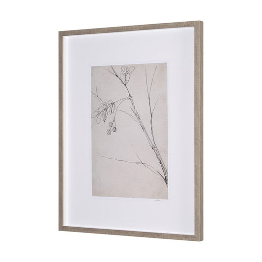Mercana - Chokecherry 3 by Mercana Studio a Hand Embellished Framed Art Print Matted under Glass - 15561 view 2