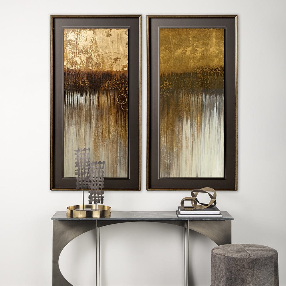 Mercana - Classic cool 2 by Liz Jardine a Hand Embellished Textured Framed Art Print Matted under Glass - 12620 view 4