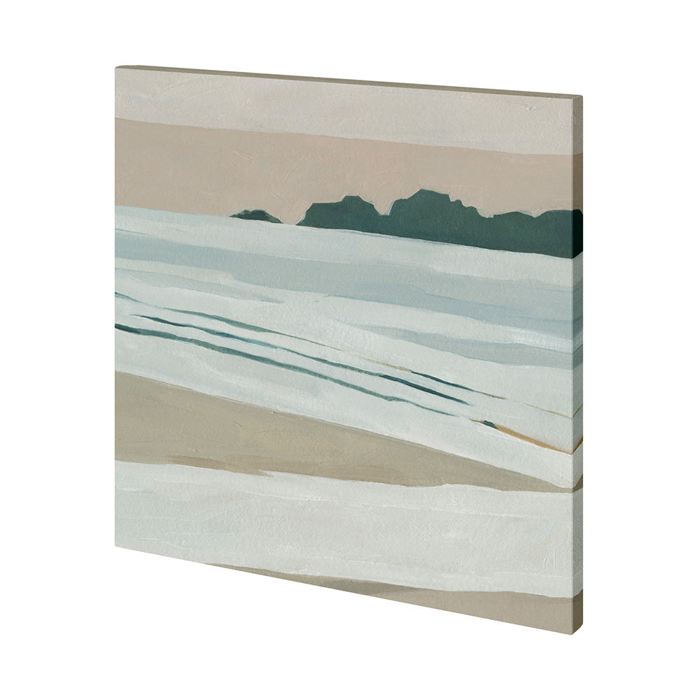 Mercana - Coastal Lines I by Emma Scarvey a Hand Embellished Textured Canvas - 101229-L view 1