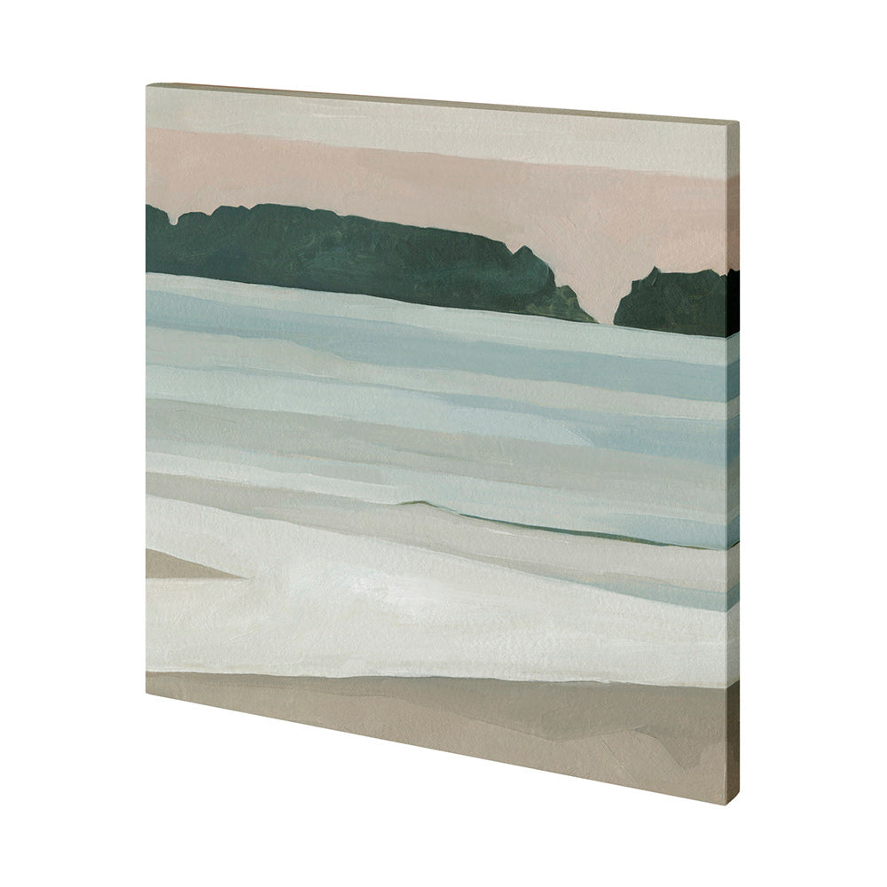 Mercana - Coastal Lines III by Emma Scarvey a Hand Embellished Textured Canvas - 101231-L view 1