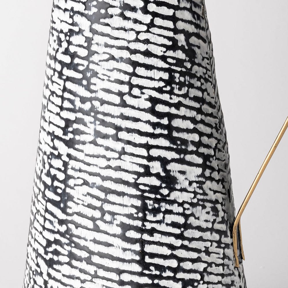 Mercana - Colette Small Black/White Patterned Vase - 68787 view 7