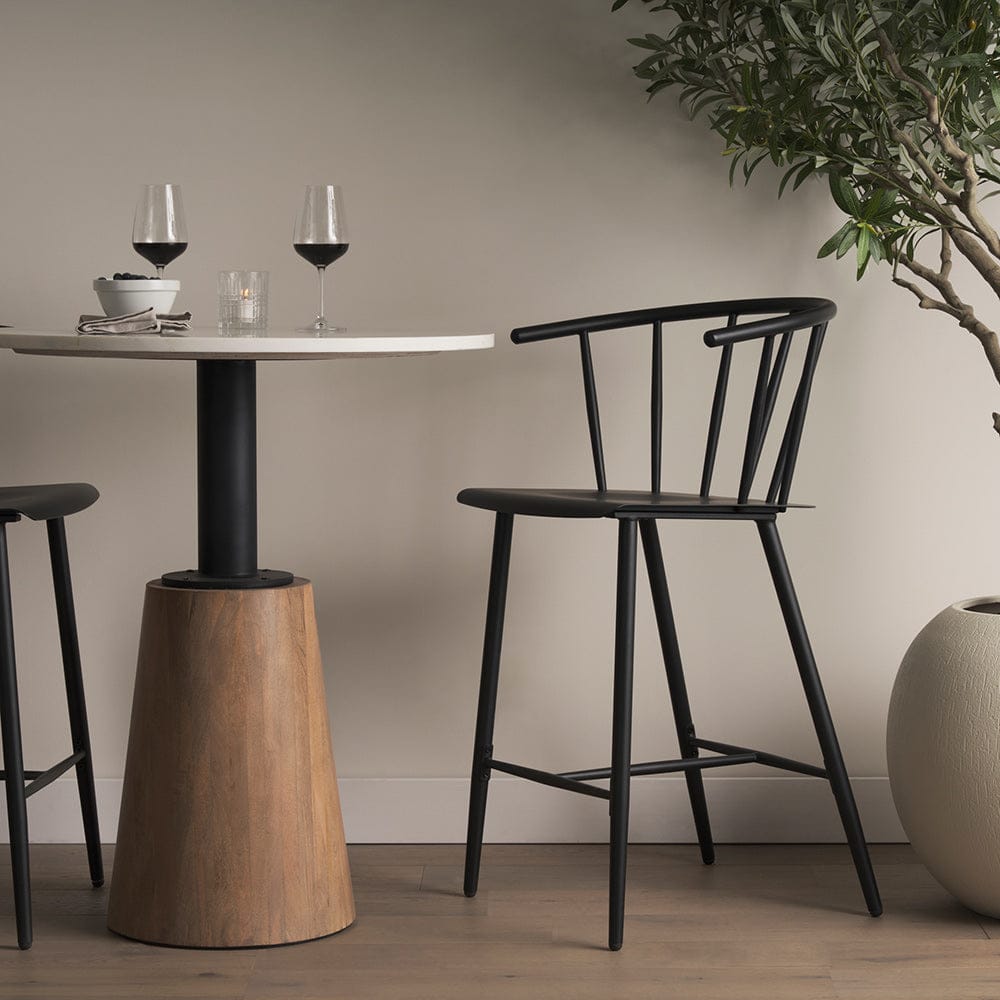Mercana - Colin Black Metal Counter Stool - 69842 view 14