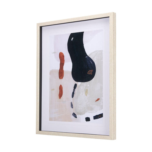 Mercana - Color Blocks II by Mercana Studio a Hand Embellished Textured Framed Art Print Matted under Glass - 14154 view 2