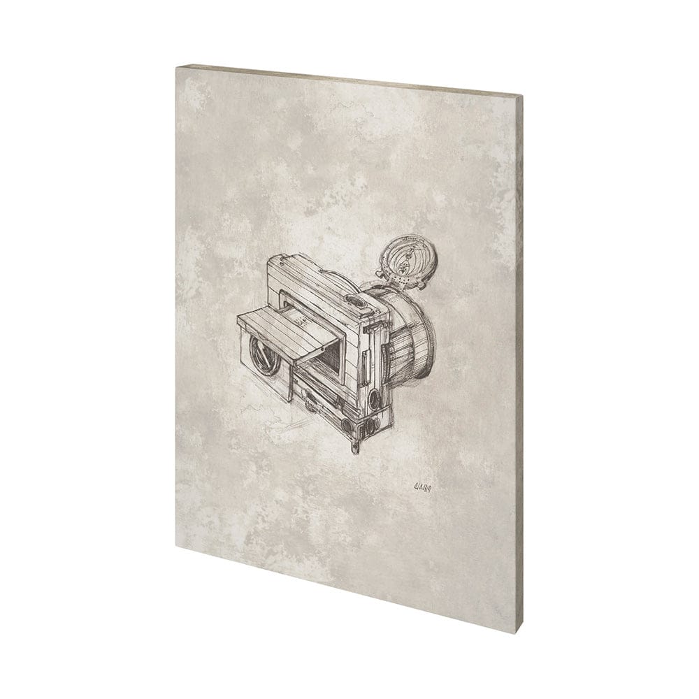 Mercana - Compass Camera Bronze II by Mercana Studio a Hand Embellished Textured Canvas - 101422-S view 1