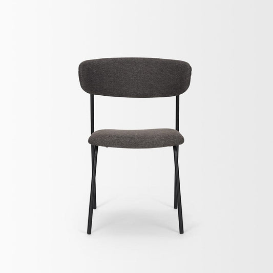 Mercana - Corey Dining Chair w/ Gray Fabric & Matte Black Metal (Set of 2) - 70253 view 2