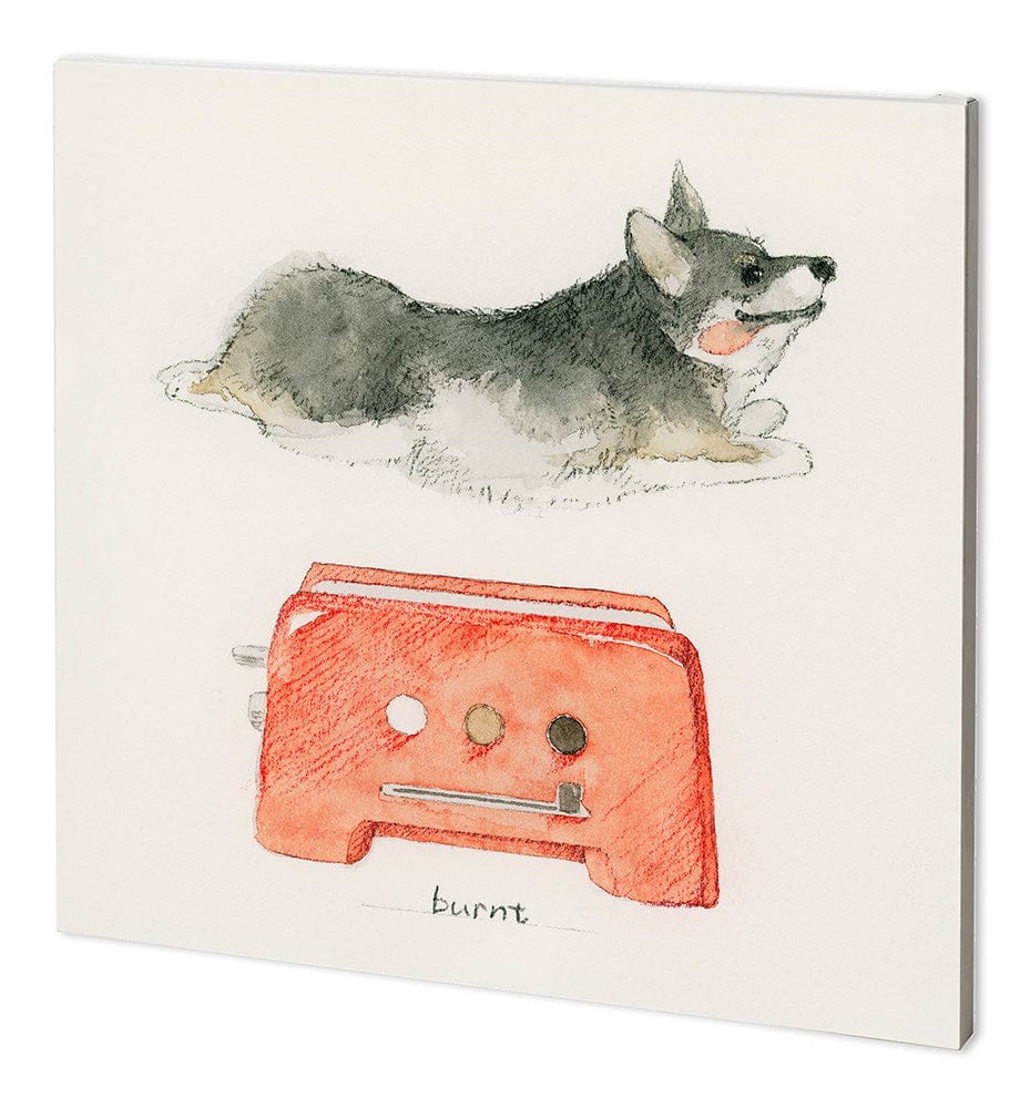 Mercana - Corgi's Backery III by Mercana Studio a Hand Embellished Textured Canvas - 100876-L view 1