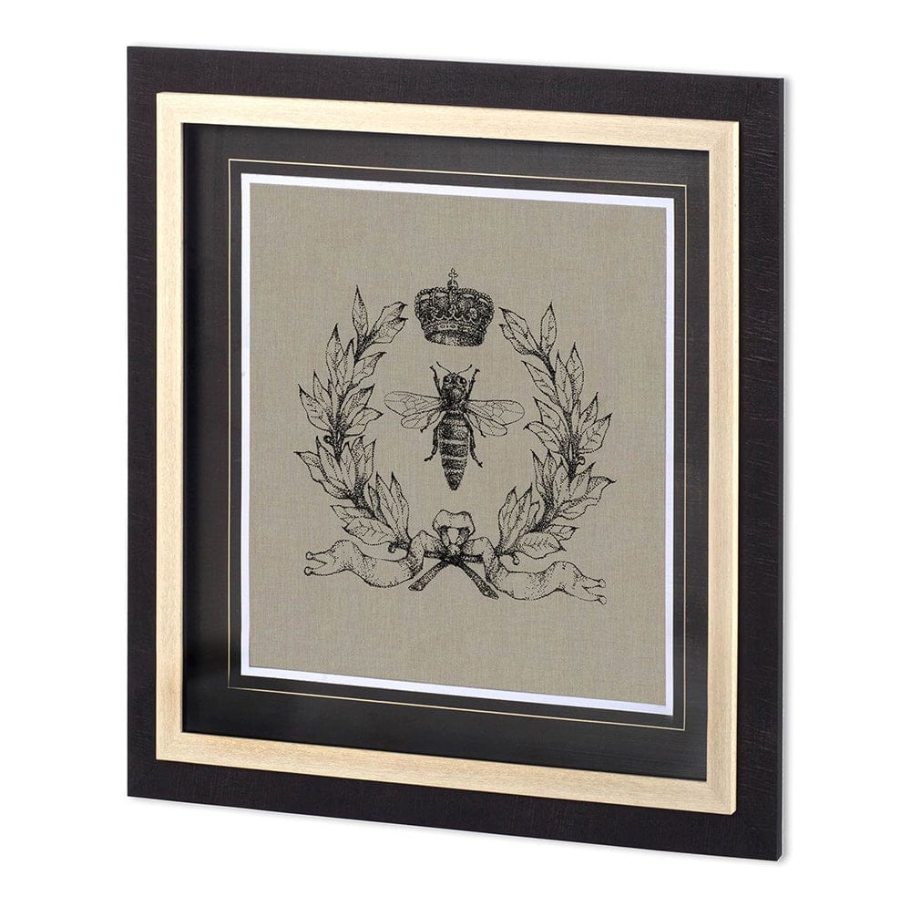 Mercana - Coronation II by Mercana Studio a Hand Embellished Textured Framed Art Print Matted under Glass - 11613 view 1