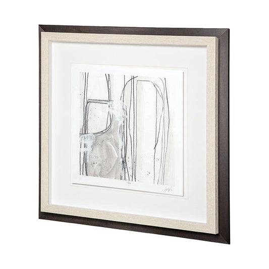 Mercana - Custom Abstract Logic I by June Vess a Framed Art Print Matted under Glass - 11011 view 2