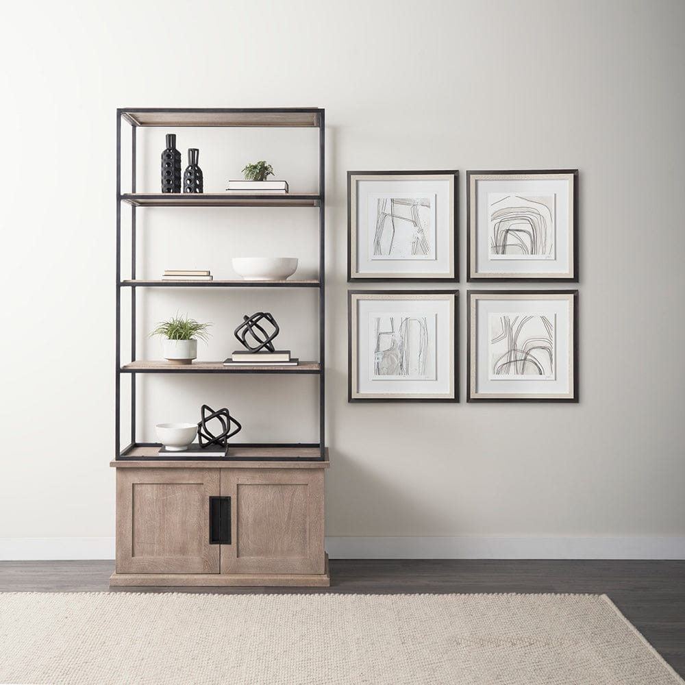 Mercana - Custom Abstract Logic III by June Vess a Framed Art Print Matted under Glass - 11013 view 6