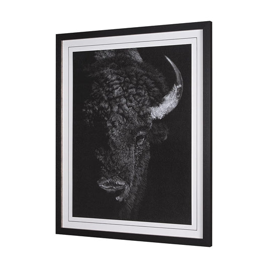 Mercana - Custom Black Glimpse I by Mercana Studio Hand Embellished Framed Art Print Matted under Glass - 11622 view 2