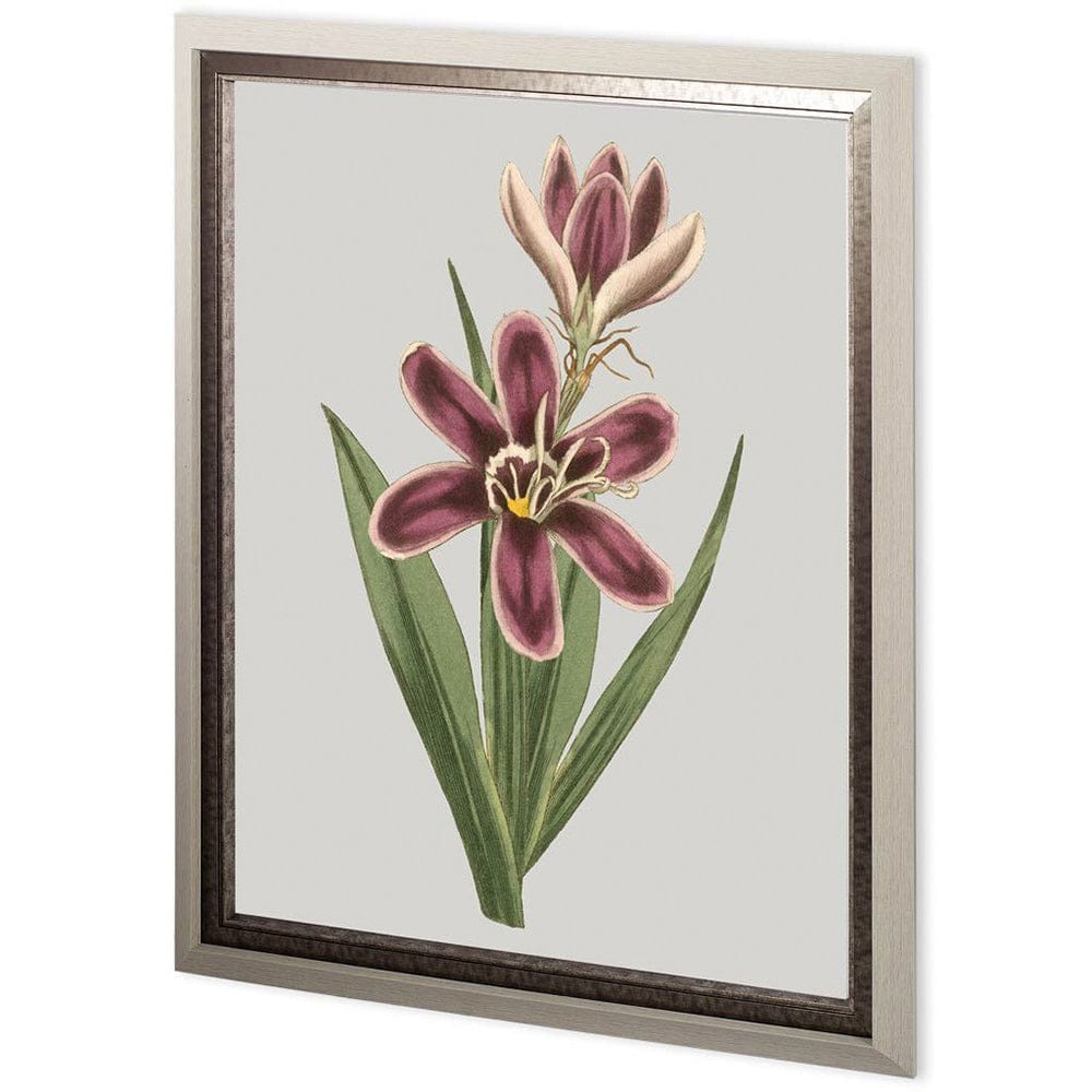Mercana - Custom Floral Gems III by Ferdos Maleki Hand Embellished Textured Framed Art Print Matted under Glas - 11236 view 1