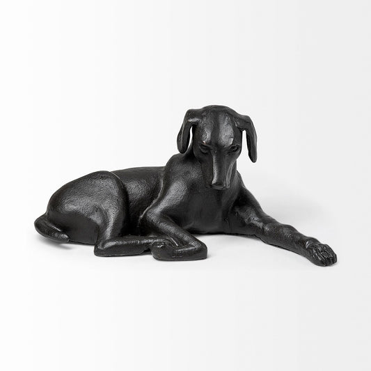 Mercana - Czar 11L x 7W Black Metal Labrador Retriever - 68422 view 2