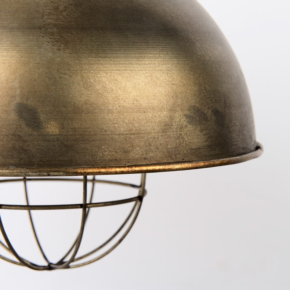 Mercana - Dawson I 13x13.5 Silver Toned Metal Dome Pendant Light - 65274_CLOSEOUT view 6
