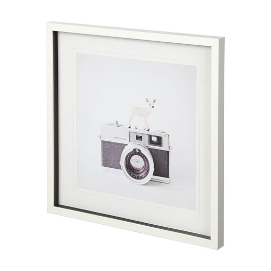 Mercana - Deer & Vintage Camera by Susannah Tucker Photography a Framed Art Print Matted under Glass - 12076 view 2