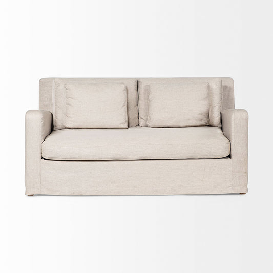 Mercana - Denly I 69 X 38.25 X 34.5 Beige Slipcover Two Seater Sofa - 68701 view 2