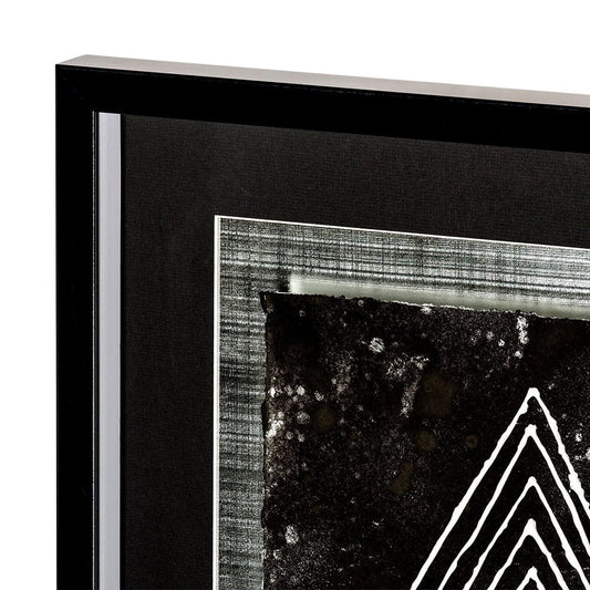 Mercana - Diamond by Studio M a handmade Original Framed Artwork under Glass - 13312 view 2