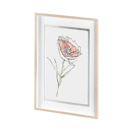 Mercana - Dianthus II by Panpan Zhang a Framed Art Print Matted under Glass - 13653 view 2