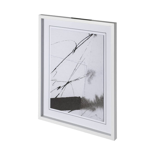 Mercana - Directions I by Mercana Studio a Hand Embellished Textured Framed Art Print Matted under Glass - 12811 view 2